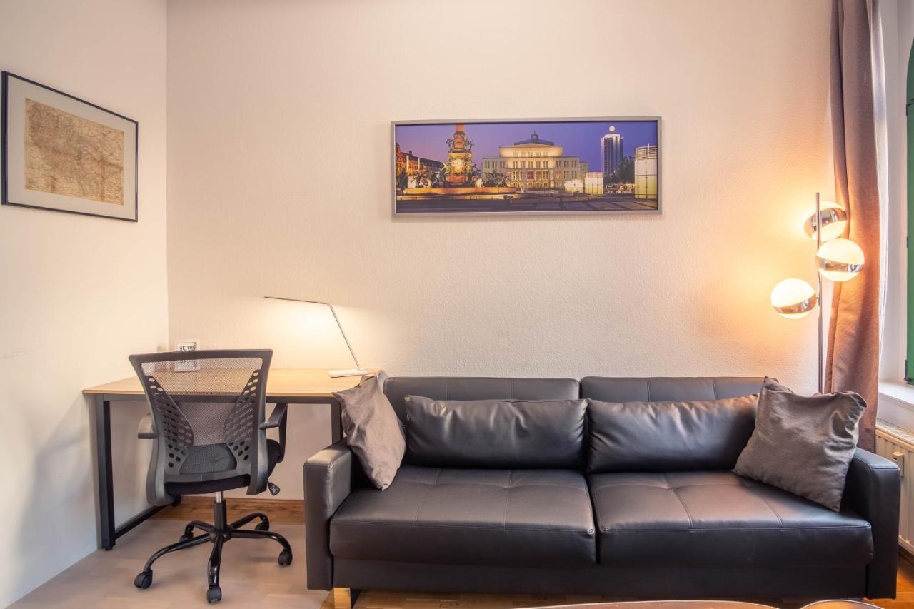 Feelgoodflats Design Apartment In City Center, Central Station Close With Netflix Und Workplace Leipzig Extérieur photo
